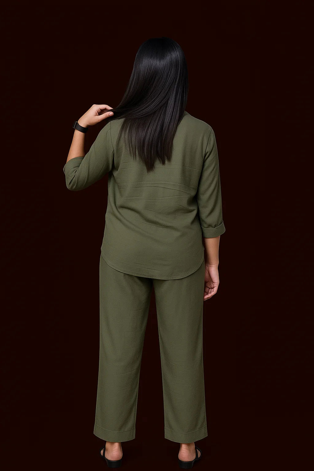 Olive Breeze Co-Ord Set